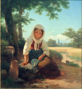 Fille à la fontaine