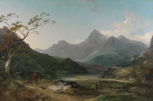 Snowdon depuis Capel Curig - Philippe-Jacques de Loutherbourg