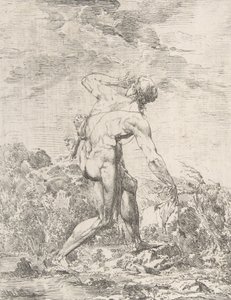 Milon de Crotone, n.d. - Philippe Auguste Hennequin