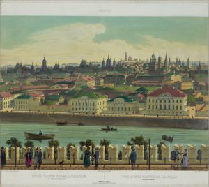 Vue de Zamoskvorechye depuis le mur du Kremlin d