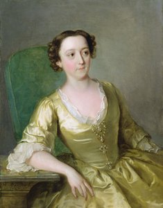 Miss Adams, vers 1741 (huile sur toile)