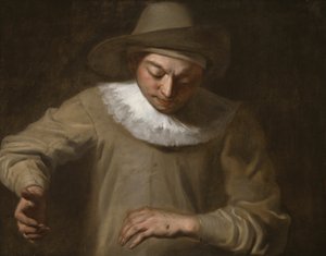 Pierrot attrapant une mouche