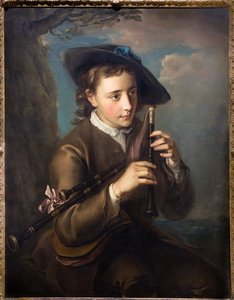 Piper, vers 1740 (Huile sur toile) - Philippe Mercier