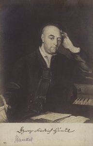 Portrait de George Friedrich Handel - Philippe Mercier