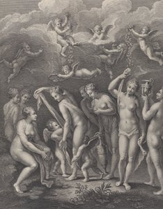 Héra, Aphrodite et Athéna se préparant pour le concours de beauté avant P..., vers 1729-40