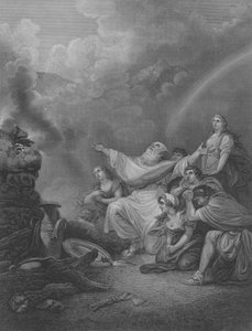 Le Sacrifice de Noé, Genèse 8, Versets 20-22