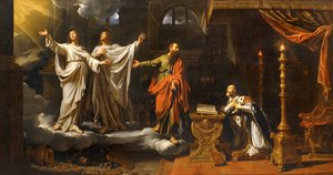 Apparition de saint Gervais et saint Protase a saint Ambroise ... - Philippe de Champaigne
