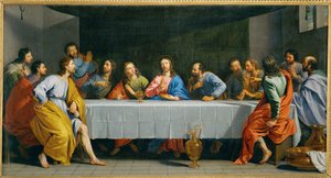 La Cene, disons La petite Cene - la Cène ... - Philippe de Champaigne