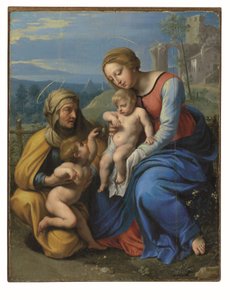 La Sainte Famille avec un moineau - Philippe de Champaigne