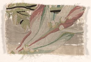 Fragment de couverture, vers 1760-1770