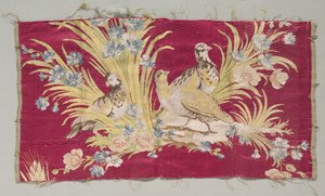 Fragment de soie, avant 1779
