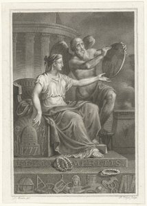 Représentation symbolique du 50e anniversaire de Felix Meritis, 1827 - Philippus Velijn