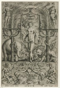 Afrique - Philips Galle (attributed to workshop of)