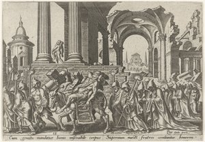 Funérailles de Samson Les jours de malheur du peuple juif (titre de la série)