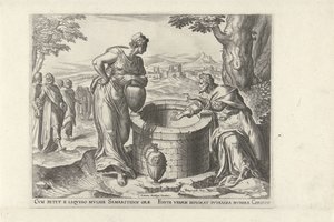Christ et la femme samaritaine au puits