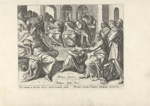 Christ guérissant une femme infirme