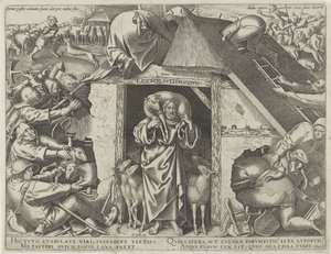 Parabole du Christ en tant que bon berger - Philips Galle
