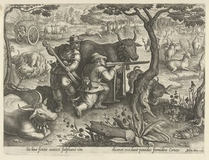 Chasse au cerf avec camouflage - Philips Galle