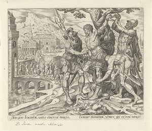 Les Israélites libèrent Achior (Geschiedenis van Judit en Holofernes)