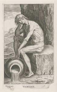 Dieu de la rivière Tamesis, Tamesis, Dieux de la rivière et de la mer (titre de la série), Semideorum Marinorum amnicorumque sigillariae imagines perelegantes (titre de la série)