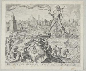 Le colosse de Rhodes - Philips Galle