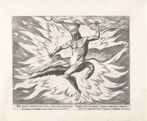 Feu, De vier elementen (série) - Philips Galle