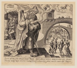 Hiver, extrait des Quatre Saisons - Philips Galle