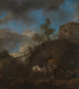 Forgeron ferrant un cheval - Philips Wouwerman