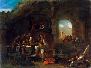 Scène de taverne, vers 1640-1665