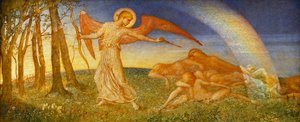 Le réveil - Phoebe Anna Traquair
