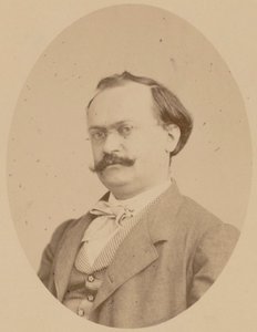 Portrait du compositeur Charles Lecocq 1832-1918, 1866