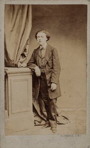 Portrait du compositeur Louis Diémer 1843-1919, c. 1875 - Photo studio Alphonse and Cie.