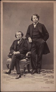 Johannes Brahms 1833-1897 et Josef Joachim 1831-1907, 1867