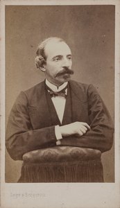 Portrait du compositeur Émile Jonas 1827-1905 - Photo studio Legé and Bergeron.