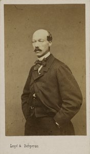 Portrait du compositeur Alexandre Batta 1816-1902, vers 1880 - Photo studio Legé and Bergeron.