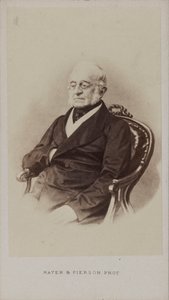 Portrait du comte Karl Robert Nesselrode 1780-1862, vers 1860 - Photo studio Mayer and Pierson.
