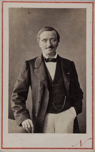 Portrait du compositeur Antoine Elwart 1808-1877 - Photo studio Nadar.