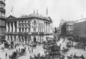 Piccadilly Circus, Westminster, Londres, vers 1910 1911