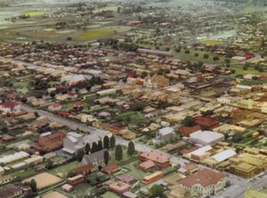 Queensland, Australie : Toowoomba vue du ciel