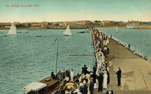 St Kilda depuis le quai, Melbourne, Victoria, Australie