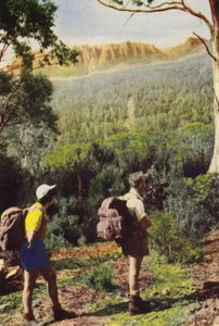Tasmanie : Randonneurs près du Mont Olympe - Photographer Australian