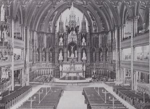 Intérieur de la cathédrale Notre-Dame, Montréal - Photographer Canadian