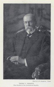 Tchécoslovaquie : Thomas G Masaryk, premier président de la République tchécoslovaque