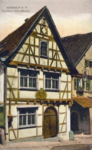 Lieu de naissance de Friedrich Schiller, Marbach am Neckar, Allemagne
