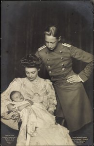 Duchesse Cécilie avec Guillaume de Prusse, enfant