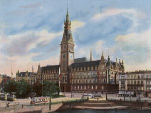 Hambourg : Rathaus - Photographer German