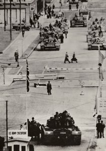 Octobre 1961, Berlin Friedrichstrasse - Photographer German