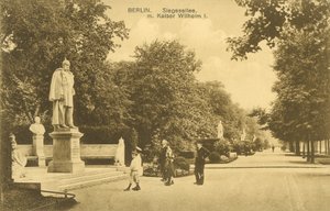 Siegesallee et statue de l