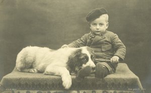 Petit garçon avec son chien - Photographer German