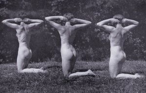 Le corps beau, culture physique pour les femmes (photo n/b) - Photographer German